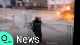 Video Shows Dramatic Moment a Mortar Blast Hits Irpin, Ukraine; 3 Civilians Killed, The AP Reports