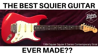 The best Squier ever made?? // Squier 1980's Made in Japan E-Series Contemporary Stratocaster