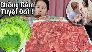 Tẩm Bổ Mâm Lưỡi Bò Nướng - Ba Teru Phản Đối Kịch Liệt Không Con Gái Làm Điều Này !