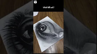 hyper realistic eye drawing