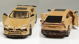 Lamborghini Urus Mansory Out of Wood 2021, ASMR Woodworking - DIY Car Model