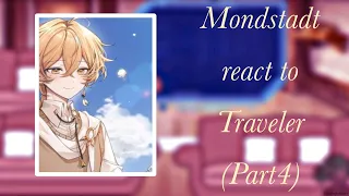 Mondstadt react to Traveler(Aether) || Male Mc || Genshin Impact || part 4 || Happy new year btw:D!