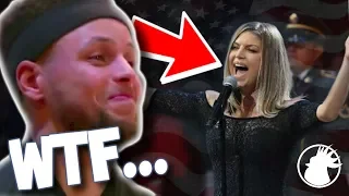 NBA Players And Celebrities React To Fergie Singing The National Anthem