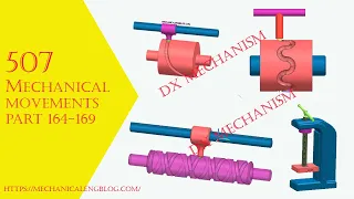 507 mechanical movements| part 105-108 |cam and follower| reciprocating motion |DX mechanism