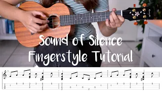 How to Play 'Sound of Silence' on Fingerstyle Ukulele - Simon & Garfunkel Tutorial