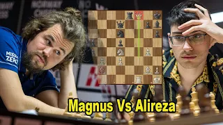 Alireza Lolos dari Ancaman Carlsen || Norway Chess  Blitz 2023