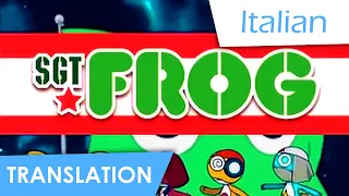 Sgt. Frog | full opening (Italian) Lyrics & Translation