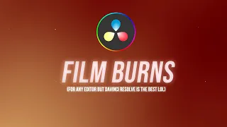 Film Burn Transitions In DaVinci Resolve 18 -  Plus Free Download