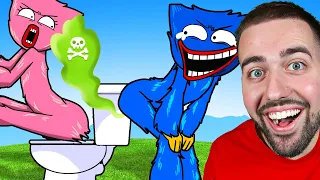 Les PIRES ANIMATIONS Poppy Playtime ! ESSAYEZ DE NE PAS RIRE ! C'est TROP BIZARRE !