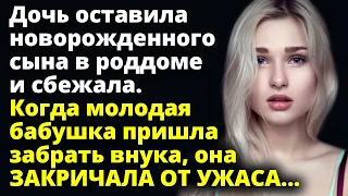 Дочь оставила сына в роддоме и сбежала. Когда молодая бабушка пришла забрать внука Любовные истории