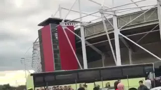 Middlesbrough and Sheffield United fans clashed after their match 12/08/2017