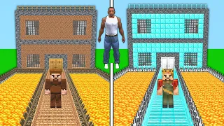 FAKİR GÜVENLİ EV VS ZENGİN GÜVENLİ EV! 😱 - Minecraft