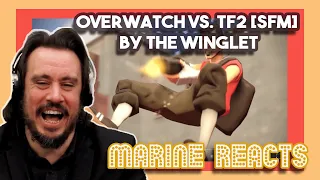 Overwatch vs TF2 SFM by The Winglet | Marine Reacts