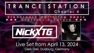 Nick XTG live at TRANCE:STATION Chapter 4 on Apr 13, 2024 at Gleis Drei, Duisburg