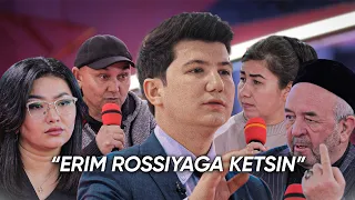 “ERIM ROSSIYAGA KETSIN” // AMIRXON UMAROV SHOUSI // OCHIQCHASIGA GAPLASHAMIZ