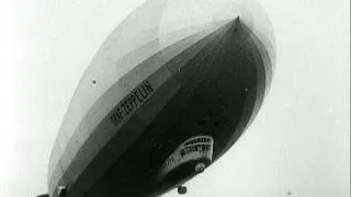 Zeppelin airship visits Japan in 1929 日本ではツェッペリンの