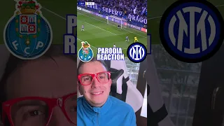 PORTO INTER 0 A 0 - PARODIA REACTION - Alessandro Vanoni #shorts #calcio