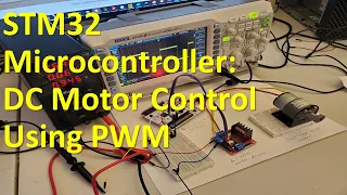 STM32 Microcontroller Tutorial 5: Control DC motors (speed and rotation angle) Using PWM signals