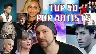 Metalhead Reviews 50 BEST Pop Artists | Mike The Music Snob Reacts