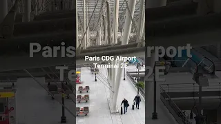 Paris CDG Airport Terminal 2E #travel #airport #france #paris