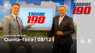 Cidade 190 | 08/12/22 | Acompanhe as principais notícias do dia!