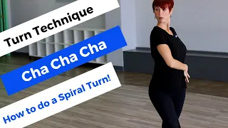 Intermediate Cha Cha Tutorial (How To Do a Spiral Turn)