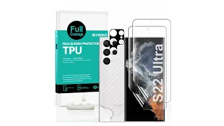 Samsung Galaxy S22 Ultra 5G TPU Protector With plastic positioner & In-Display Fingerprint Support