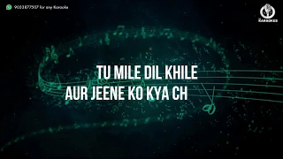 Tum Mile Dil Khile Unplugged Karaoke | Acoustic Beats