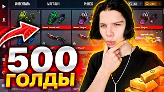 ЛУЧШИЙ ИНВЕНТАРЬ ЗА 500 ГОЛДЫ В СТАНДОФФ 2! ЗАКУП НА 500 ГОЛДЫ В STANDOFF 2! Что купить на 500 голды