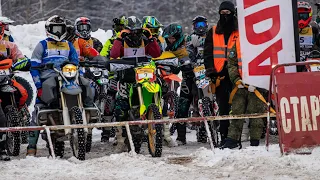 Супер Эндуро в Красных Крыльях, 27.01.24. BMW HP2 Enduro