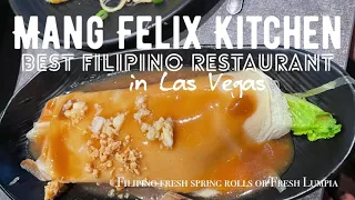 Where to eat the best FILIPINO food in Las Vegas| Mang Felix Kitchen [Filipino Restaurant]