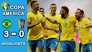 Brazil vs Venezuela 3-0 Extended Highlights & All Goals ● COPA AMERICA