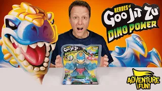 Heroes of Goo Jit Zu Dino Power! Dinogoo Tyro the Tyrannosaurs Rex, T-Rex Adventure Fun Toy review!