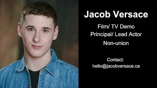 Jacob Versace - Film/TV Demo Reel (2024)