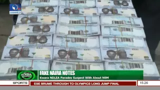 Kwara NDLEA Parades Suspect With Fake Naira Notes Of About N9m