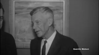 Mark Van Doren at Hollins College (October 21, 1958)