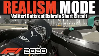 F1 2020 REALISM MODE - BAHRAIN SHORT (100% RACE + TRACKIR + COCKPIT + NO HUD + NO ASSISTS)