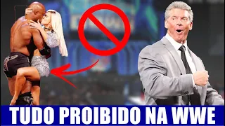 COISAS QUE SÃO PROIBIDAS E BANIDAS DA WWE