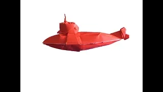How to make an origami submarine