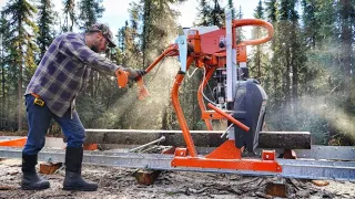 Milling Lumber for Outdoor Shower | Lighting up Our Off Grid Cabin