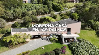 VENTA DE MODERNA CASA EN LAS PALMAS CON EXCELENTE VISTA A MEDELLÍN