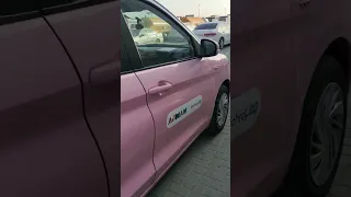 Pink Taxi in UAE driven by Ladies