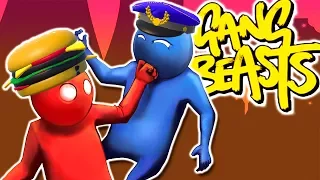 Юрец БОРЕЦ Воткнул Снейка в Gang Beasts