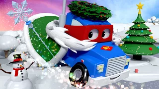 Batranului Herbie nu-i place Craciunul - Super Camionul Carl în Orasul Masinilor Desene pentru copii