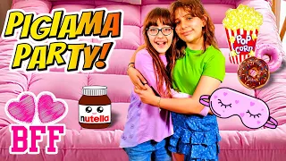 PIGIAMA PARTY 24 ORE  SOFI e la sua migliore amica LU ❤BFF migliori amiche per sempre ❤ Las Lunas