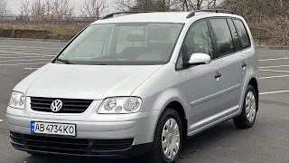 ПРОДАНО🤝Свіжопригнаний🇩🇪VOLKSWAGEN TOURAN 1.6 MPI🔥Рідний пробіг✅☎️+380989856654