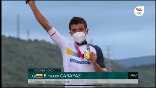 Richard Carapaz hizo historia al conseguir la medalla de Oro en los #JuegosOlimpicos de #Tokyo2020