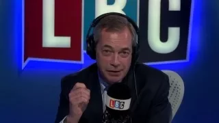 Nigel Farage Hosts LBC Show