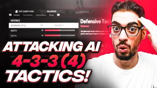 INSANE AI MOVEMENT! RANK 1 META 433(4) FORMATION & CUSTOM TACTICS | FC 24 ULTIMATE TEAM