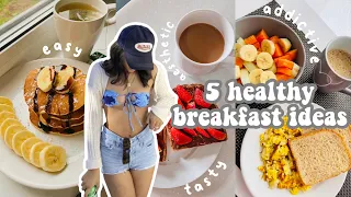 5 healthy breakfast ideas🥞 | sweet🍯| addictive🐝 | easthetic vlog✨